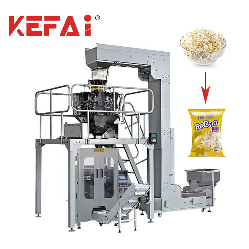 Машина за пакување пуканки за мерење на повеќе глави KEFAI